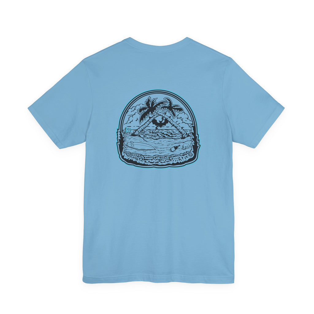 Old Bat T-Shirt | Surf Palm Tree Tee | Unisex Bella Canvas