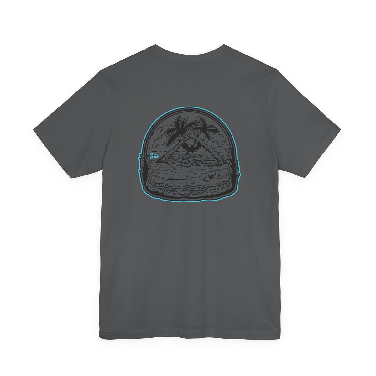 Old Bat T-Shirt | Surf Palm Tree Tee | Unisex Bella Canvas