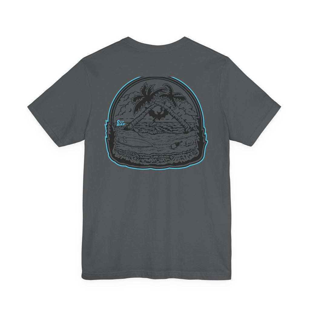 Old Bat T-Shirt | Surf Palm Tree Tee | Unisex Bella Canvas