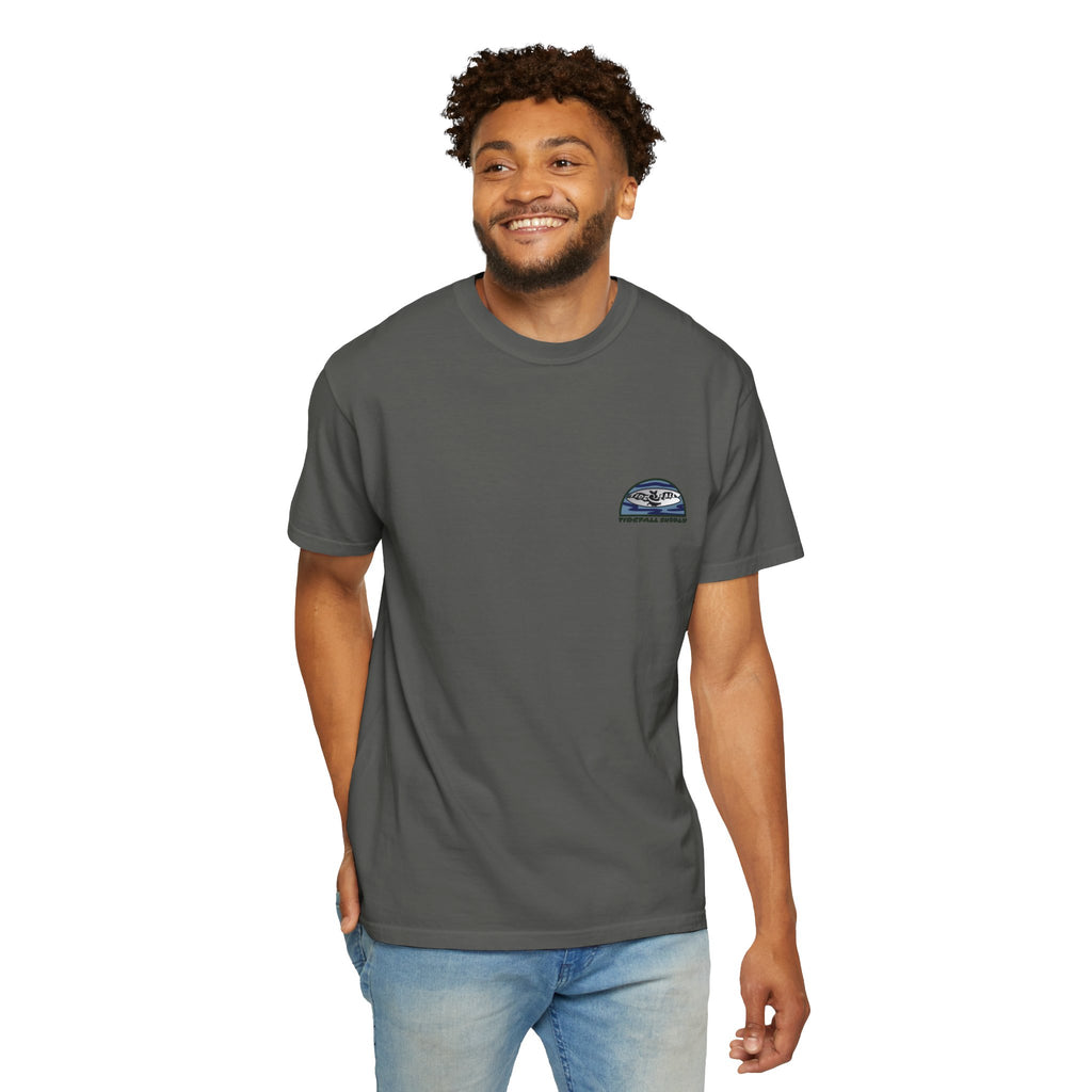 T-Shirt — Tropical Beach Graphic "Aloha Vibes"