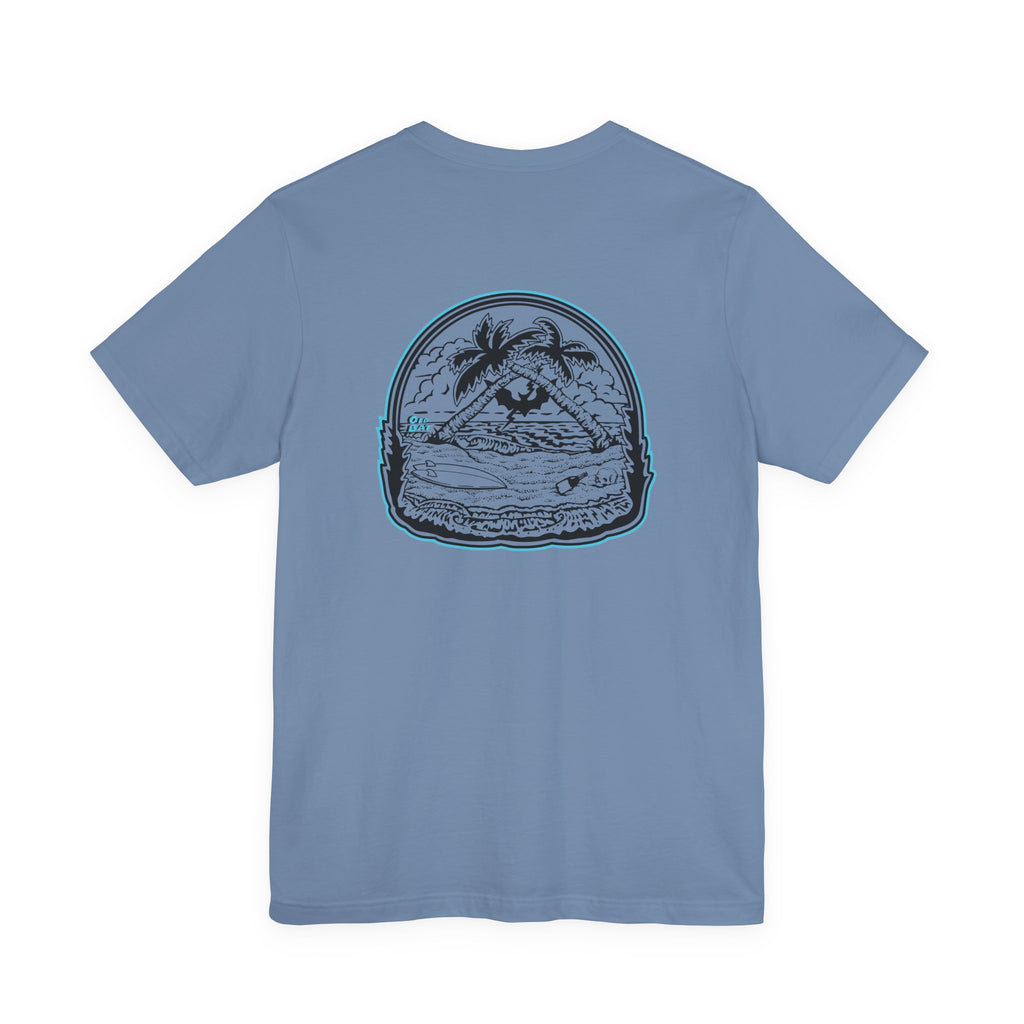 Old Bat T-Shirt | Surf Palm Tree Tee | Unisex Bella Canvas