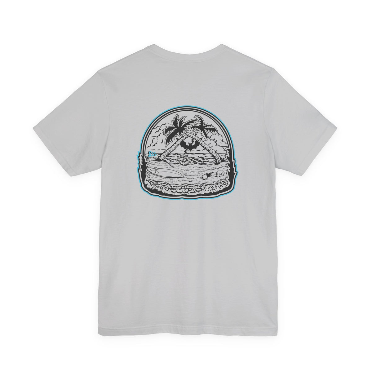 Old Bat T-Shirt | Surf Palm Tree Tee | Unisex Bella Canvas