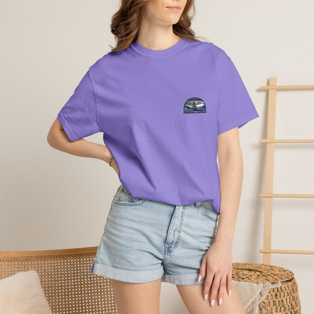 T-Shirt — Tropical Beach Graphic "Aloha Vibes"