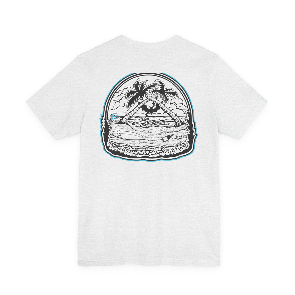 Old Bat T-Shirt | Surf Palm Tree Tee | Unisex Bella Canvas