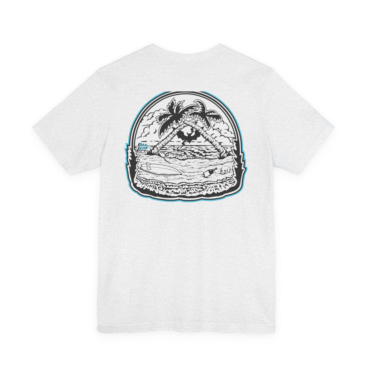 Old Bat T-Shirt | Surf Palm Tree Tee | Unisex Bella Canvas