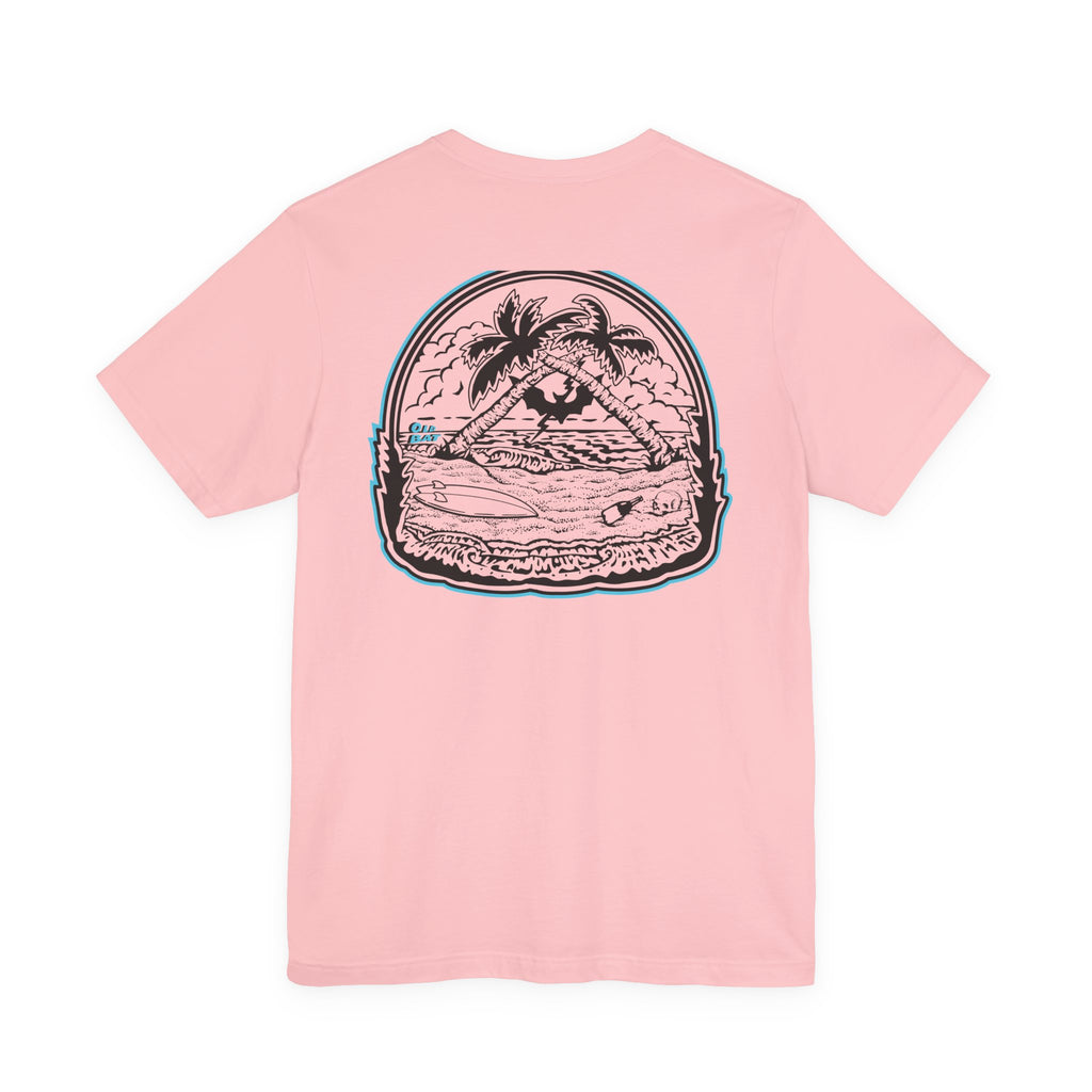Old Bat T-Shirt | Surf Palm Tree Tee | Unisex Bella Canvas