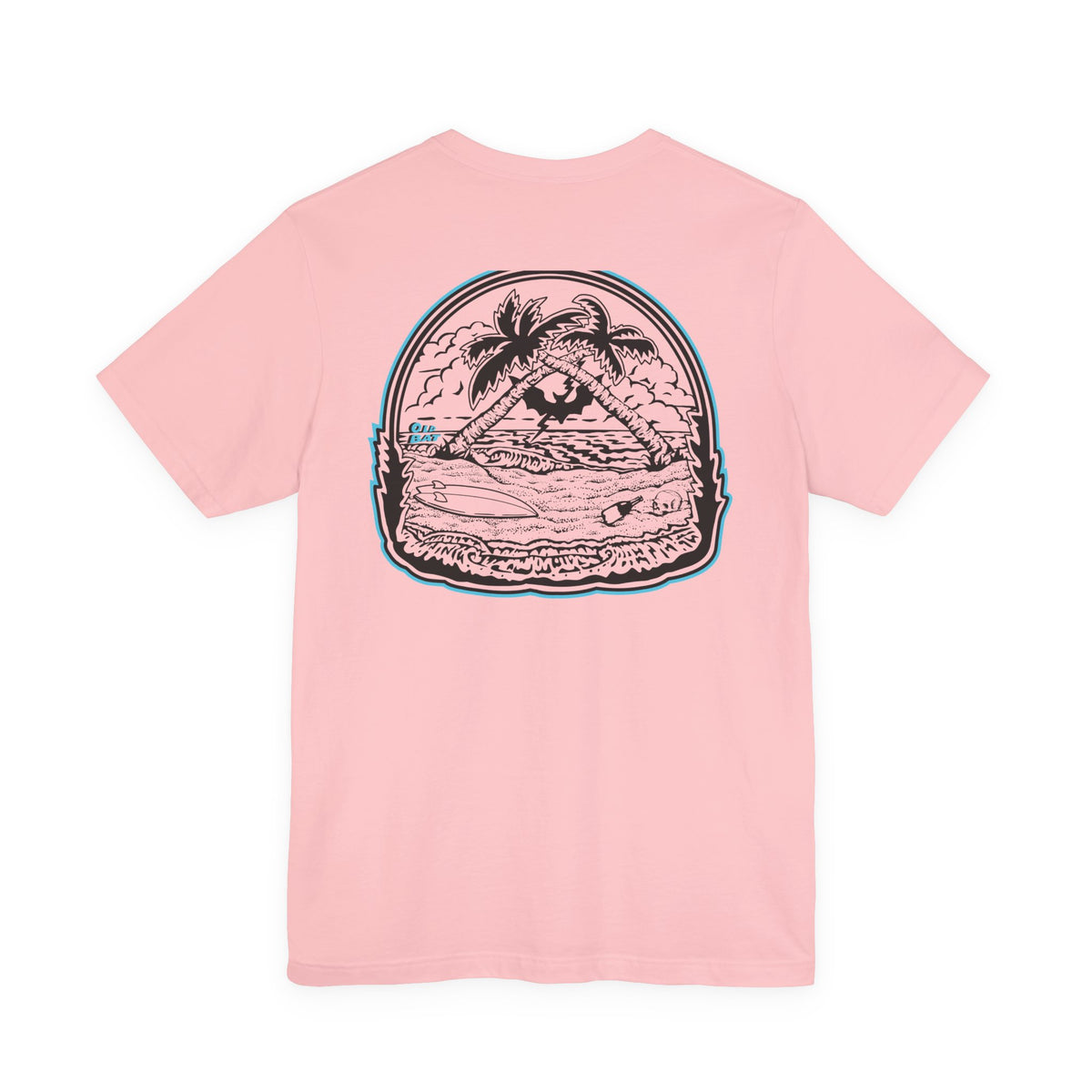 Old Bat T-Shirt | Surf Palm Tree Tee | Unisex Bella Canvas