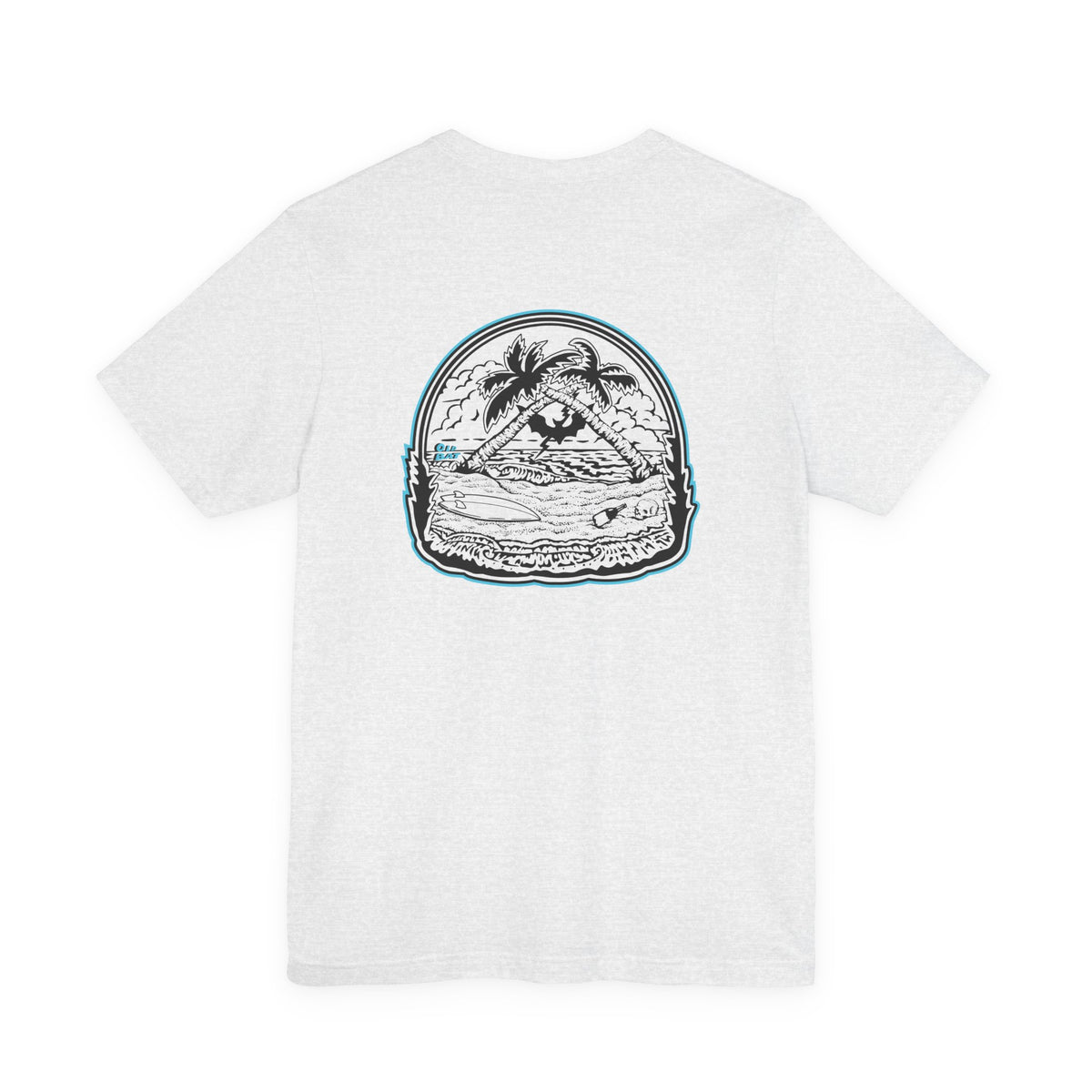 Old Bat T-Shirt | Surf Palm Tree Tee | Unisex Bella Canvas