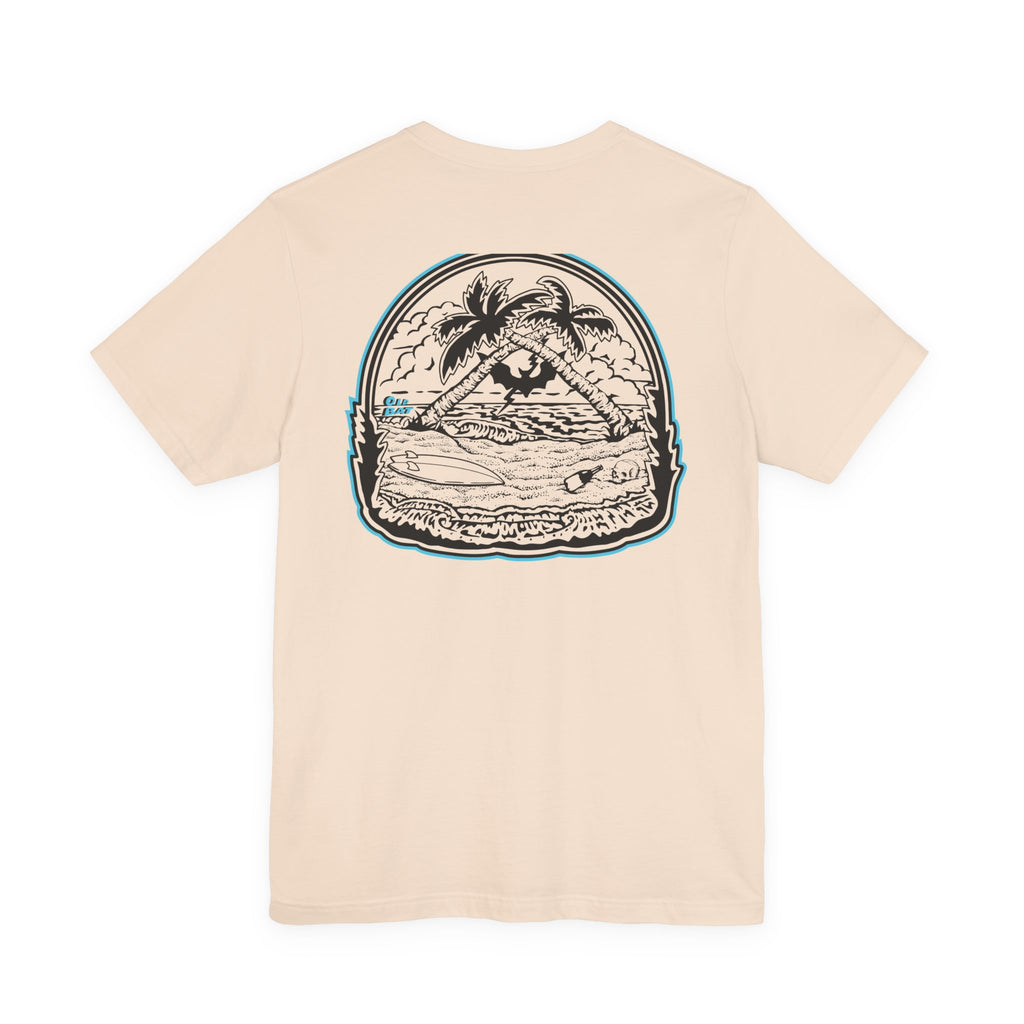 Old Bat T-Shirt | Surf Palm Tree Tee | Unisex Bella Canvas