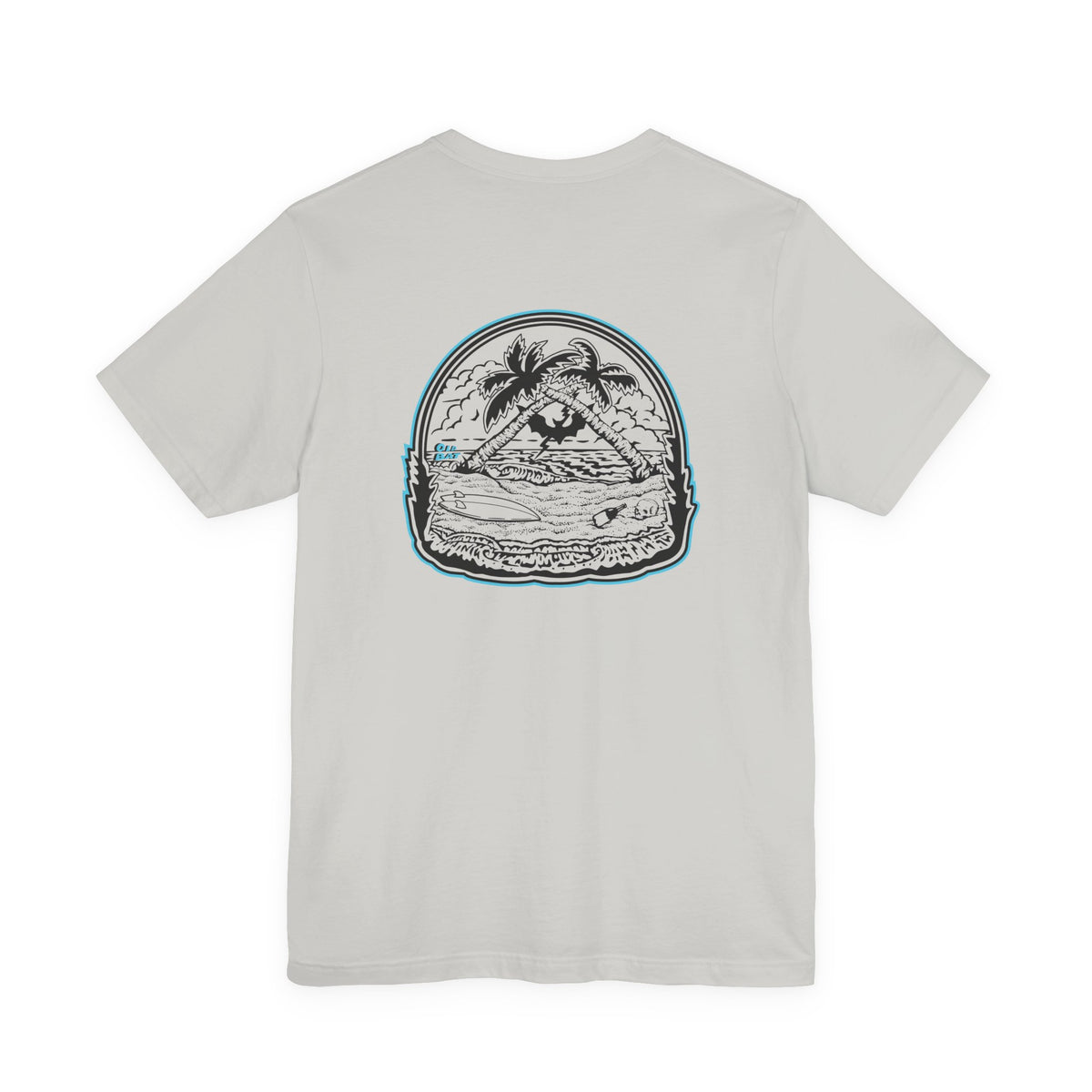 Old Bat T-Shirt | Surf Palm Tree Tee | Unisex Bella Canvas