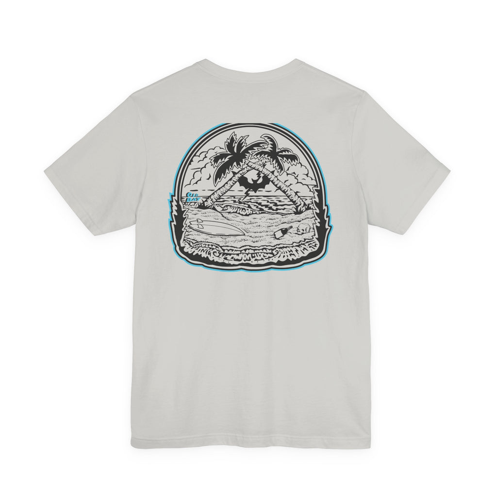 Old Bat T-Shirt | Surf Palm Tree Tee | Unisex Bella Canvas