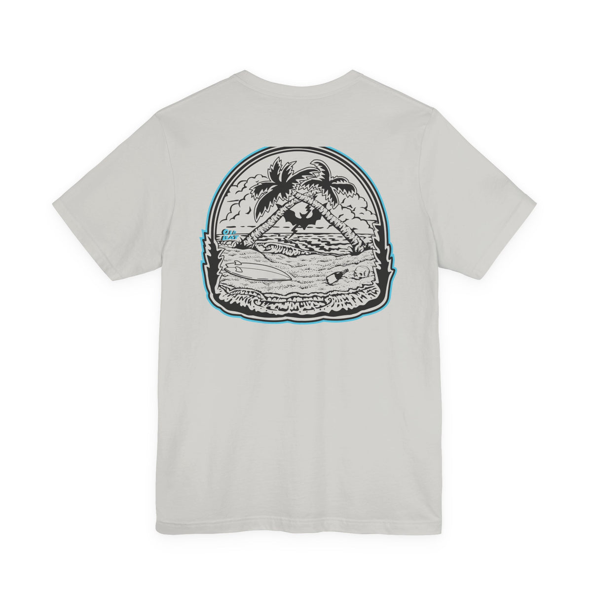 Old Bat T-Shirt | Surf Palm Tree Tee | Unisex Bella Canvas