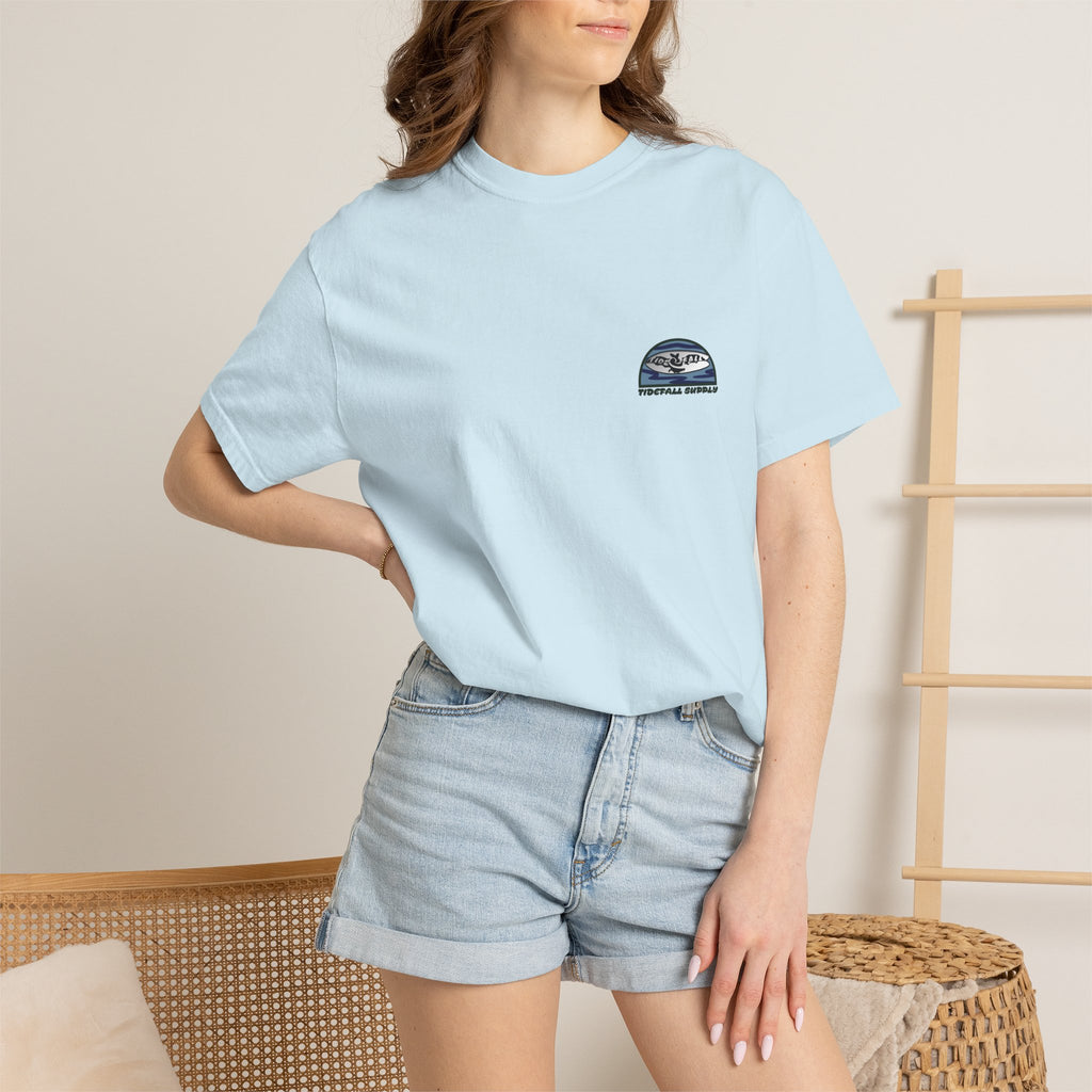 T-Shirt — Tropical Beach Graphic "Aloha Vibes"