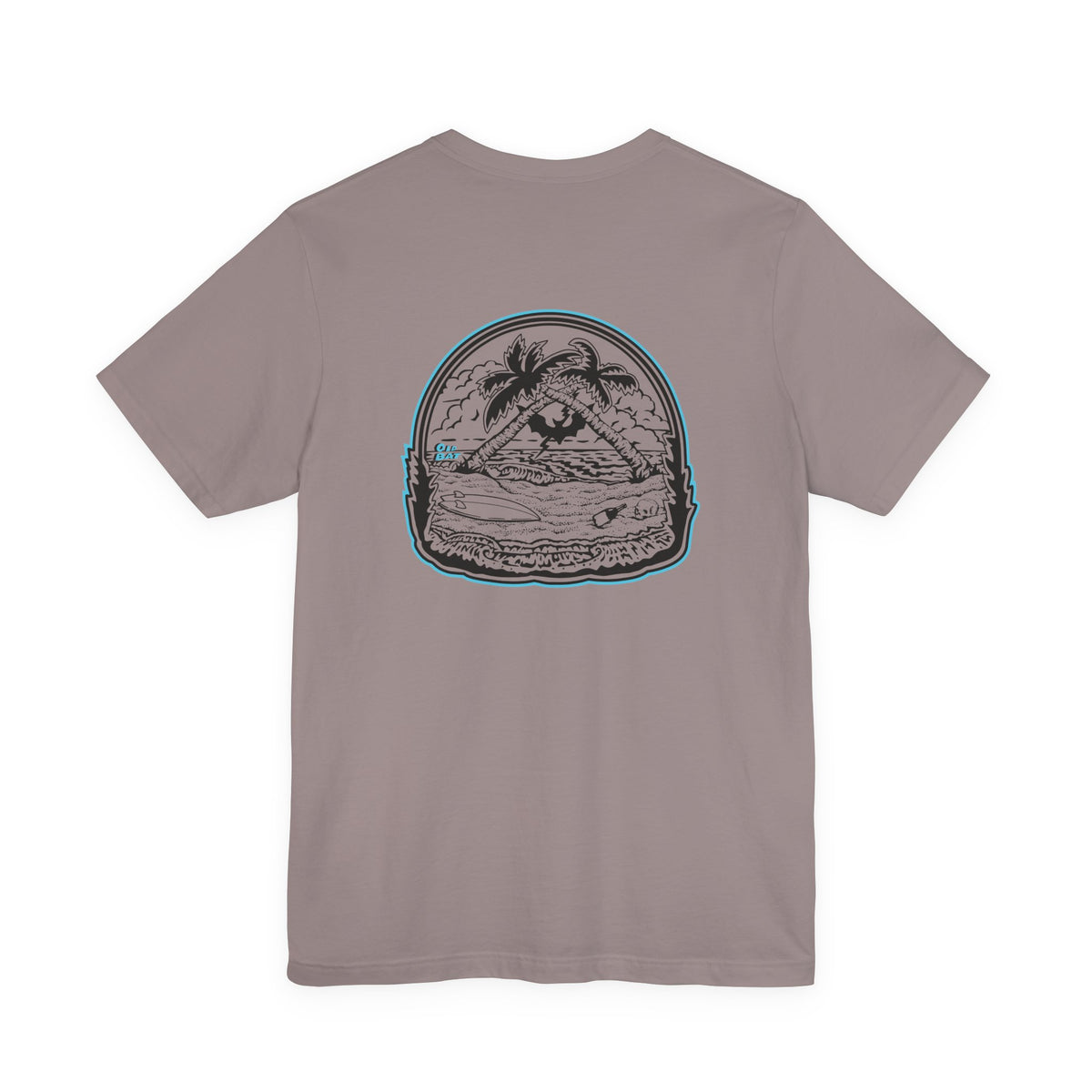 Old Bat T-Shirt | Surf Palm Tree Tee | Unisex Bella Canvas