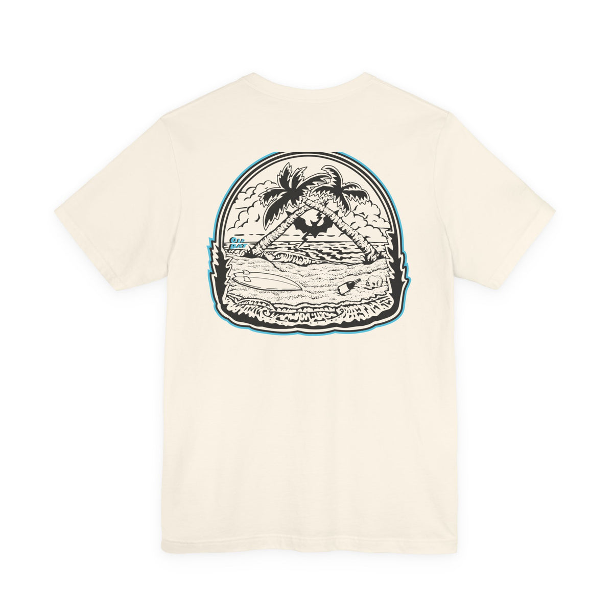 Old Bat T-Shirt | Surf Palm Tree Tee | Unisex Bella Canvas