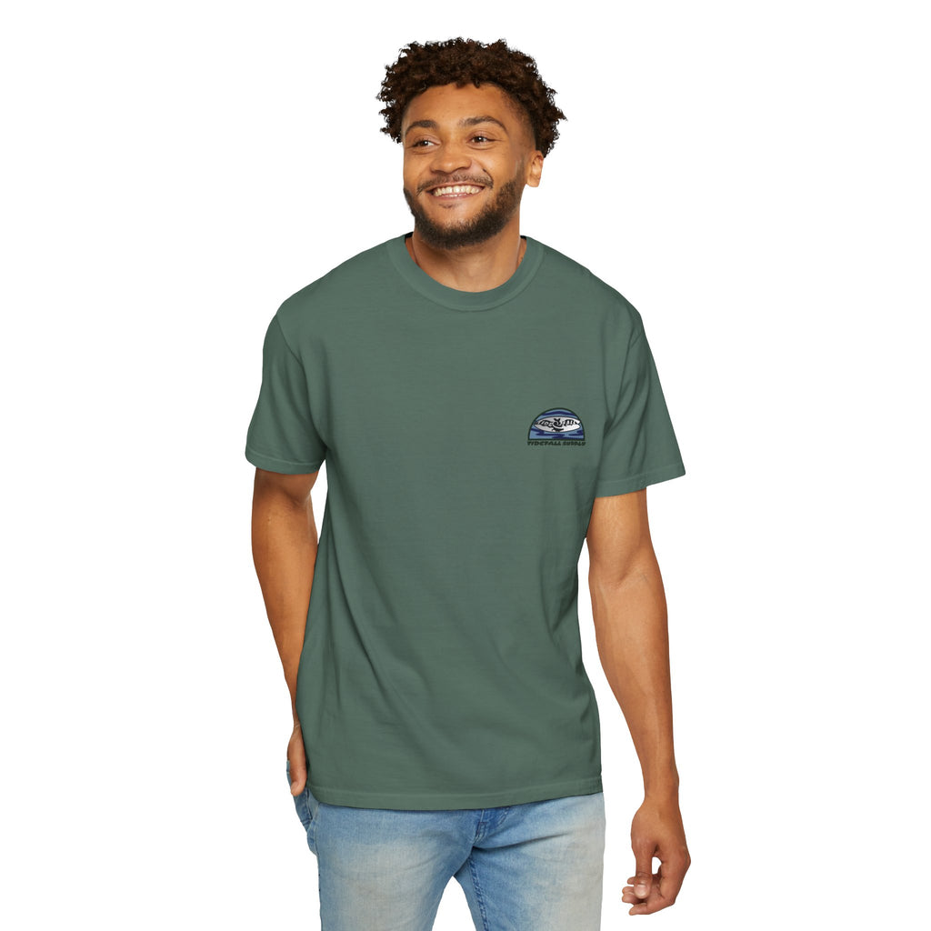 T-Shirt — Tropical Beach Graphic "Aloha Vibes"